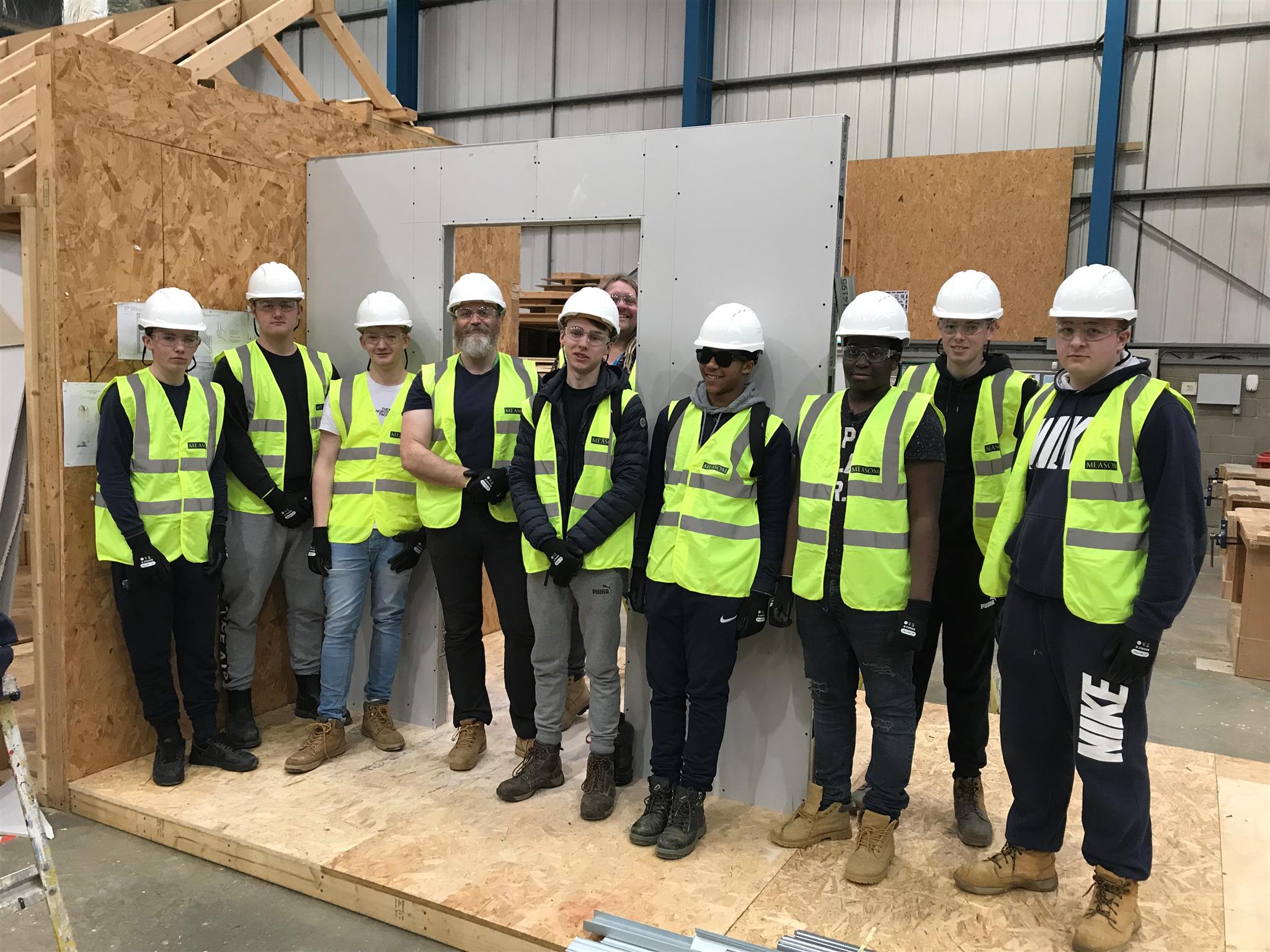 Showcasing drylining as part of the Havering College, National